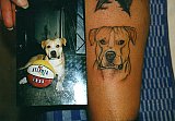 Tattoo Galerie - Motive - Hundekopf - 