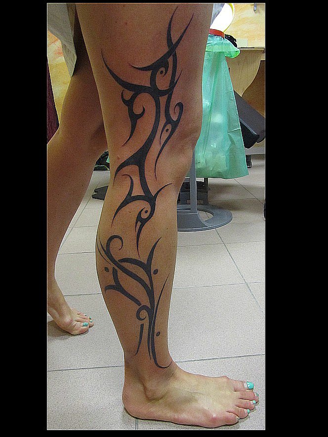 Tattoo Galerie - Motive - Beintattoo - White Angel