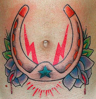 Tattoo Galerie - Motive - Hufeisen - Farbrausch - Tätowierungen