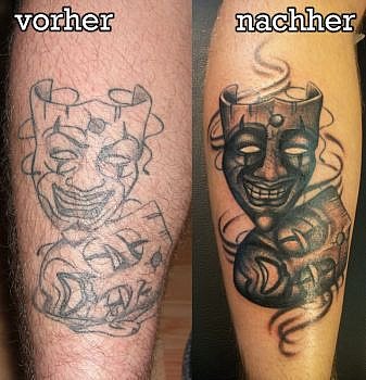 Tattoo Galerie - Motive - Masken - Temple of Visions
