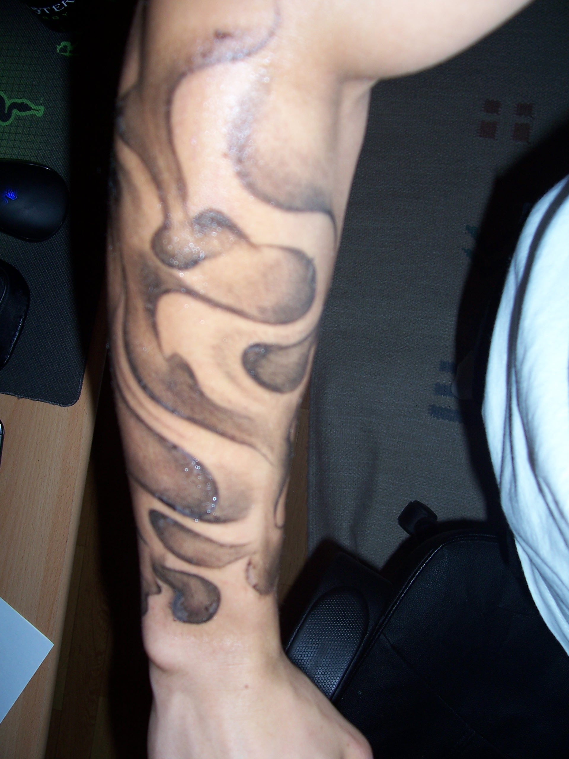 Milchige Haut auf frischem Tattoo!!!?? Tattoopflege • Tattooscout Forum