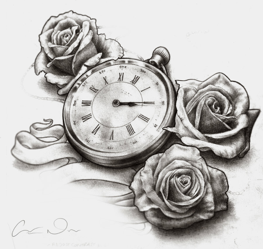 timepiece_and_roses_tattoo_design___desaturated_by_t_o_n_e-d5fdlii.jpg