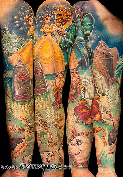 Die Schöne Und Das Biest Tattoo